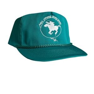 Brand new Neil Young and Crazy Horse Trucker style rope hat